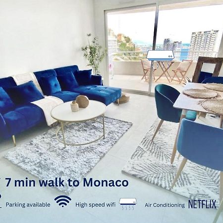 דירות בוסוליי Luxurious Flat At 5 Min By Walk To Monaco, Free Parking And Sea View מראה חיצוני תמונה